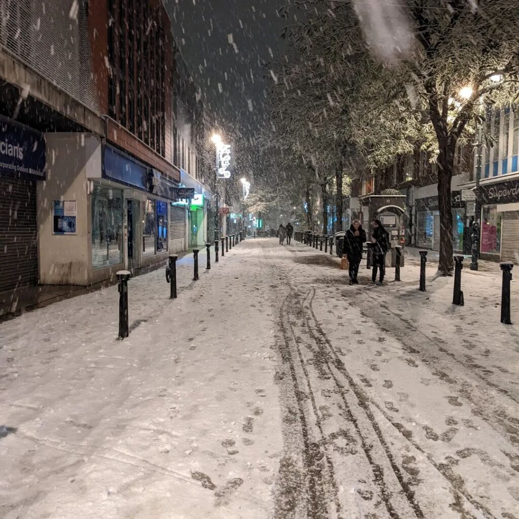 londra neve 12 dicembre 2022