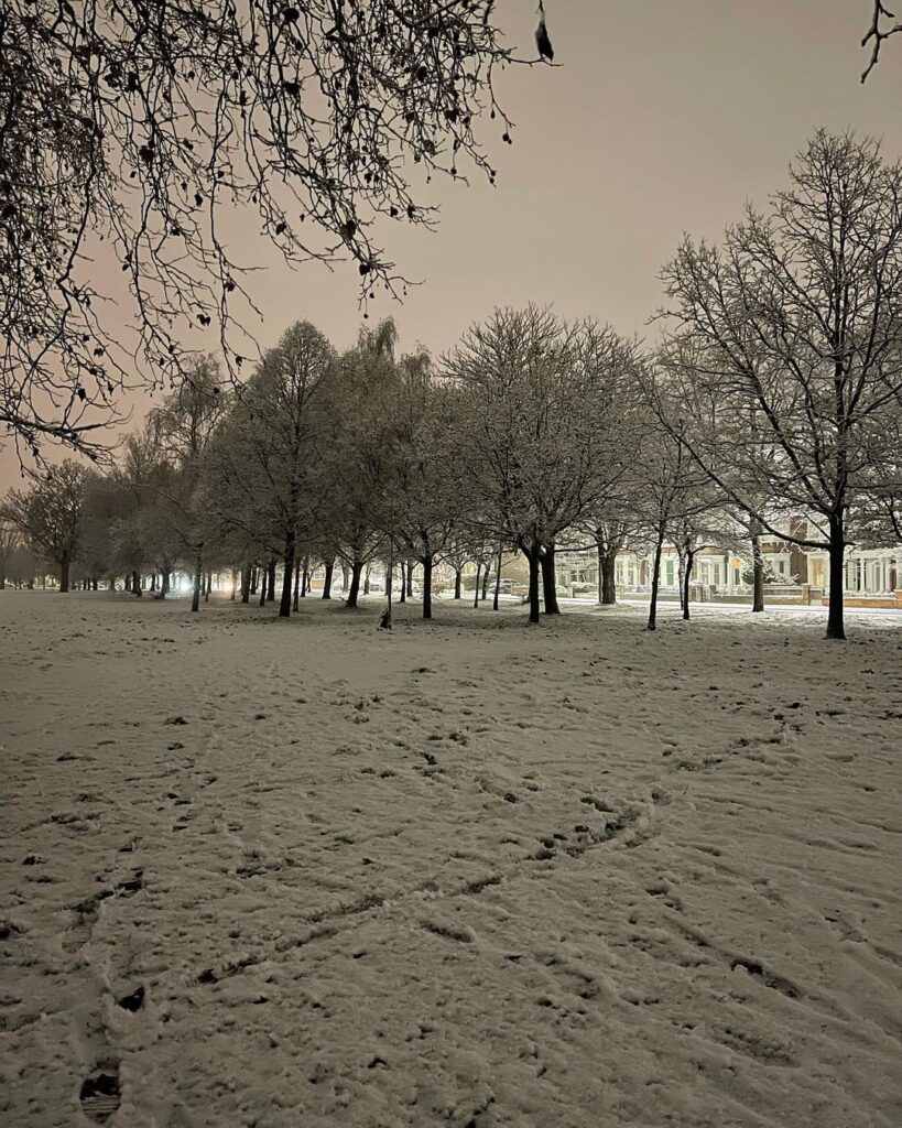 londra neve 12 dicembre 2022