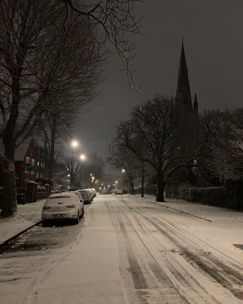 londra neve 12 dicembre 2022