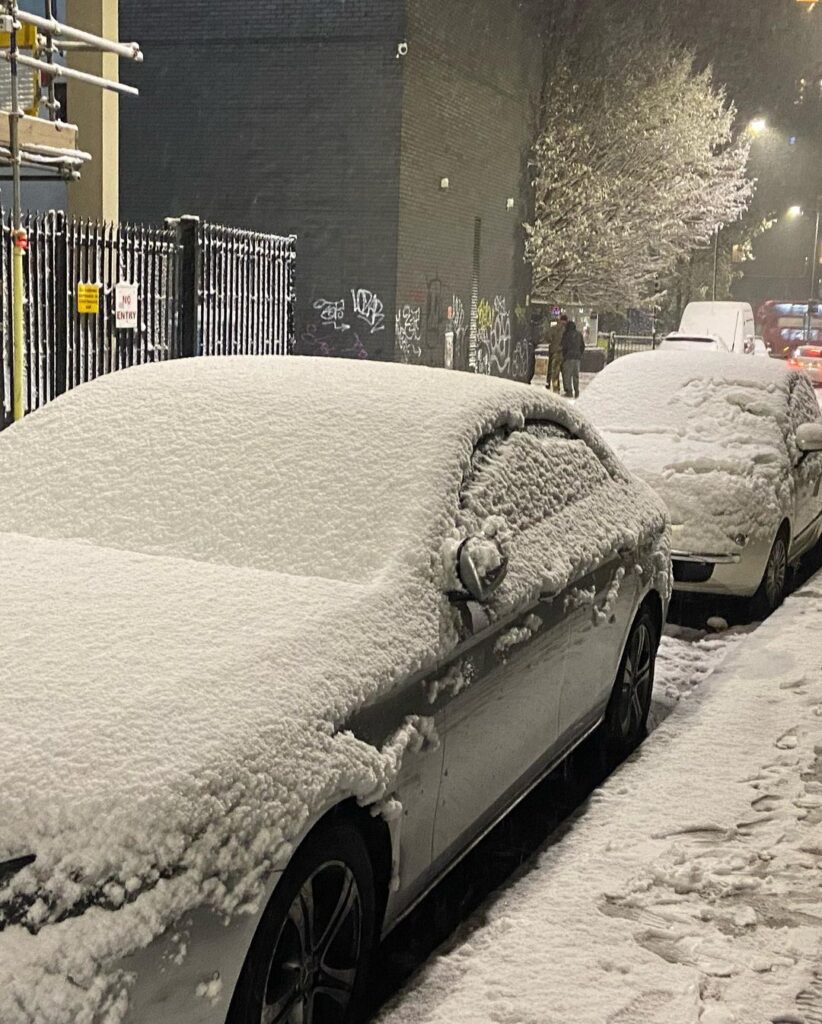 londra neve 12 dicembre 2022