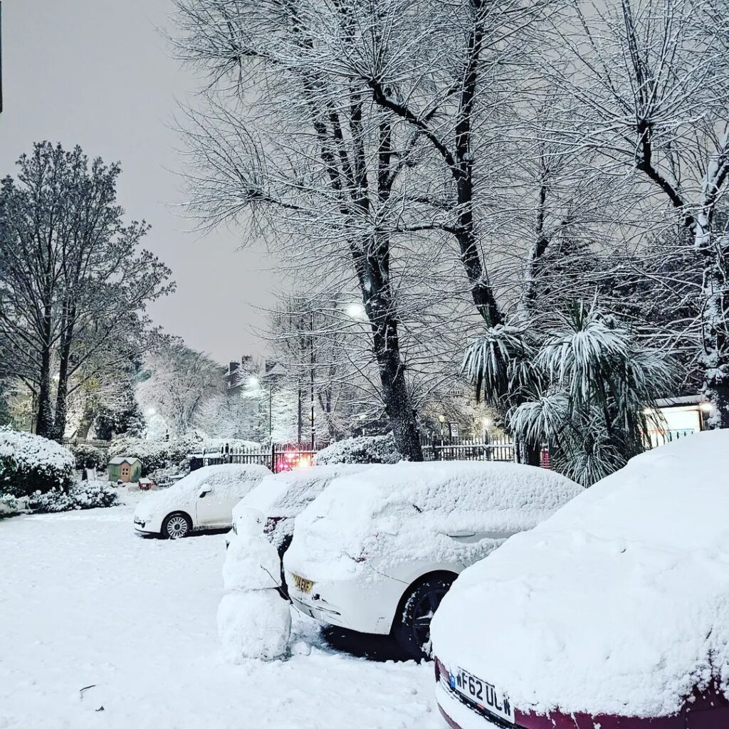 londra neve 12 dicembre 2022