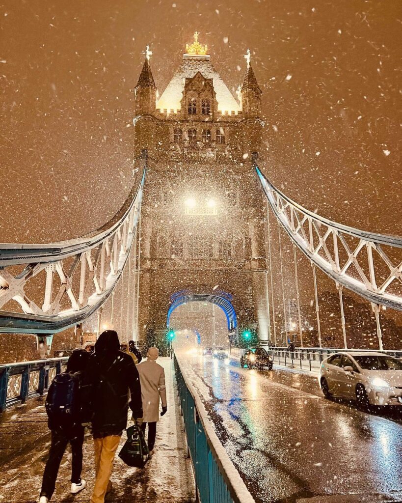 londra neve 12 dicembre 2022