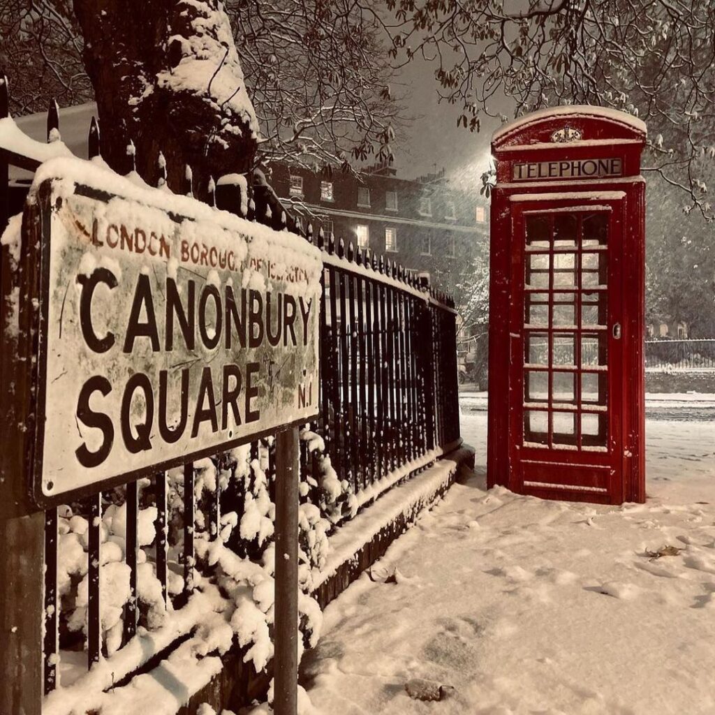 londra neve 12 dicembre 2022