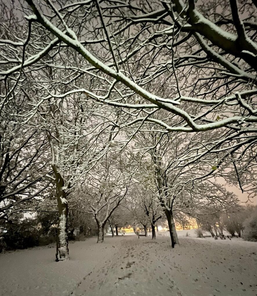 londra neve 12 dicembre 2022