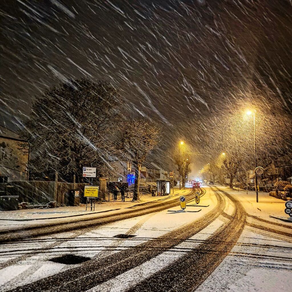 londra neve 12 dicembre 2022