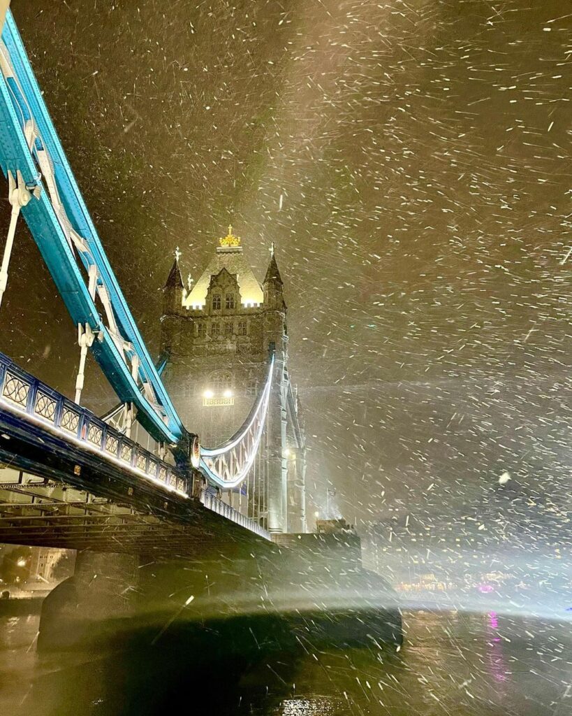 londra neve 12 dicembre 2022