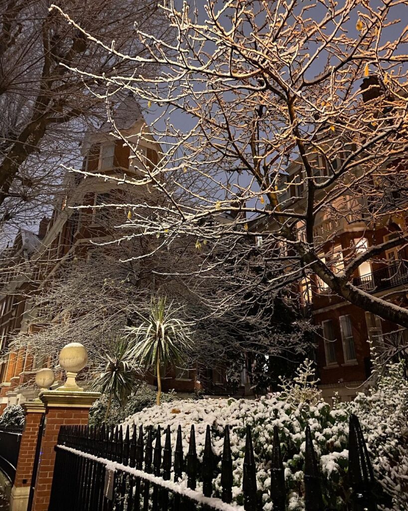 londra neve 12 dicembre 2022