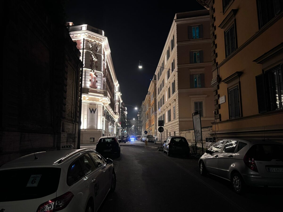 nebbia roma notte natale