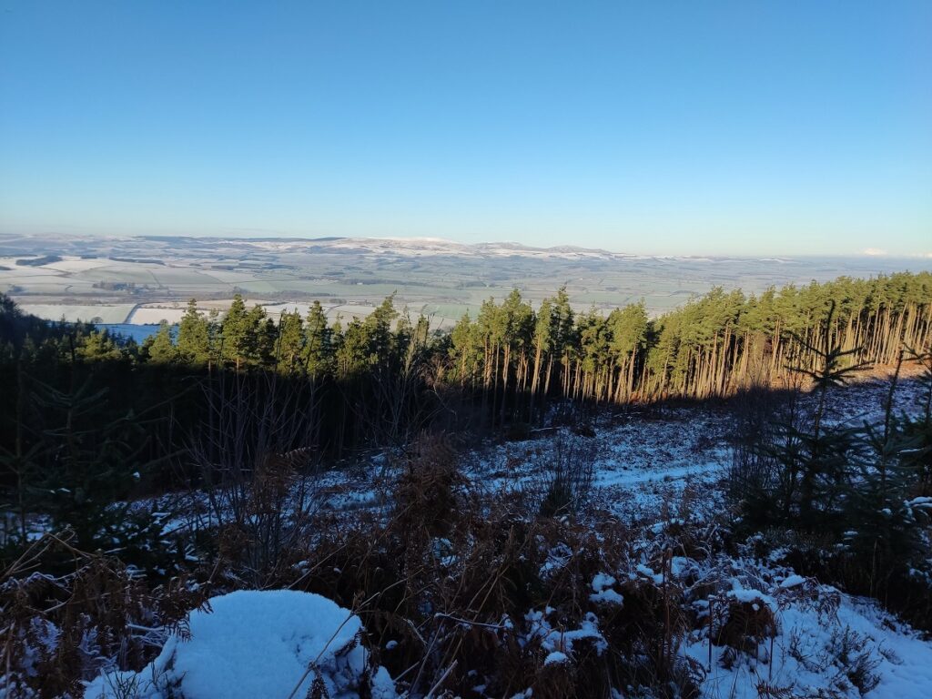 neve freddo Northumberland Simonside