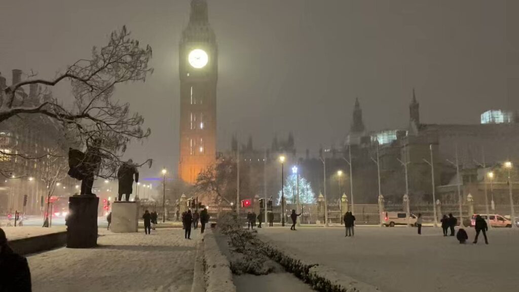 neve londra uk