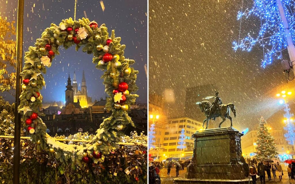 nevicata zagabria foto