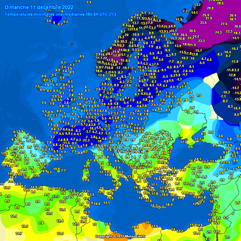 ondata gelo europa 11 dicembre 2022