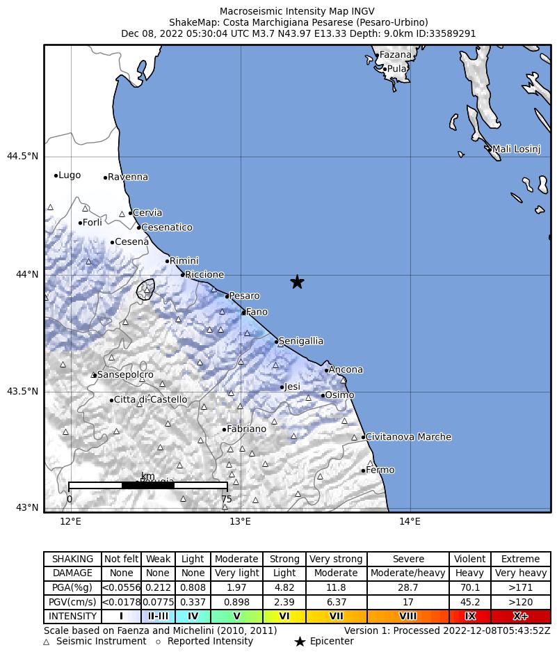 terremoto ancona marche pesaro oggi