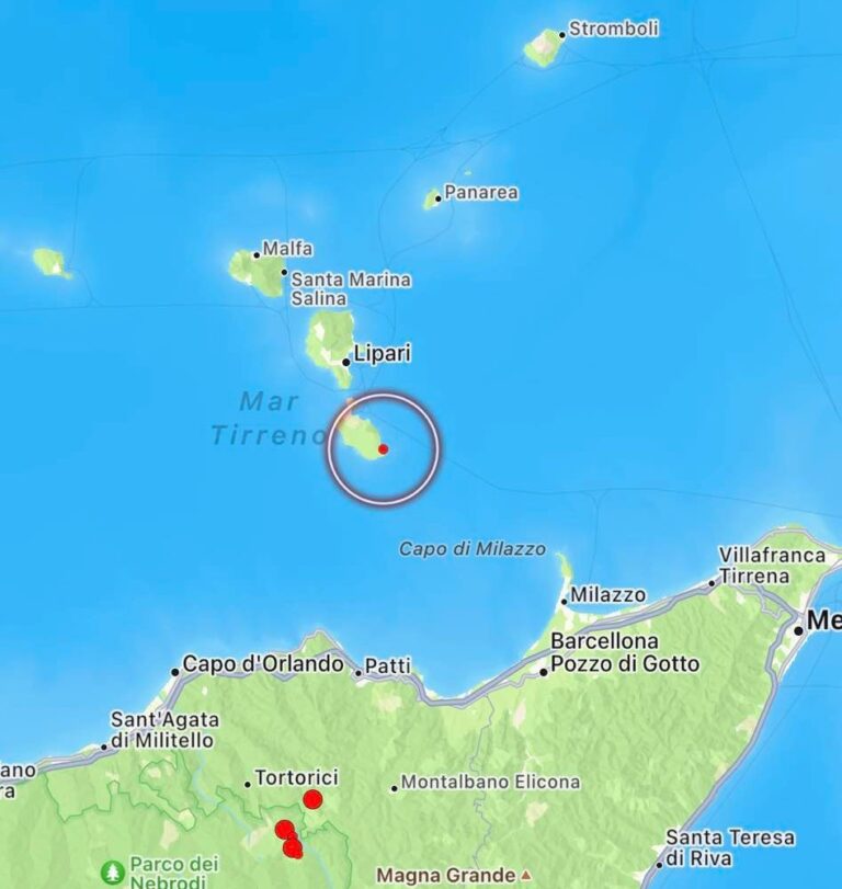 terremoto isole eolie