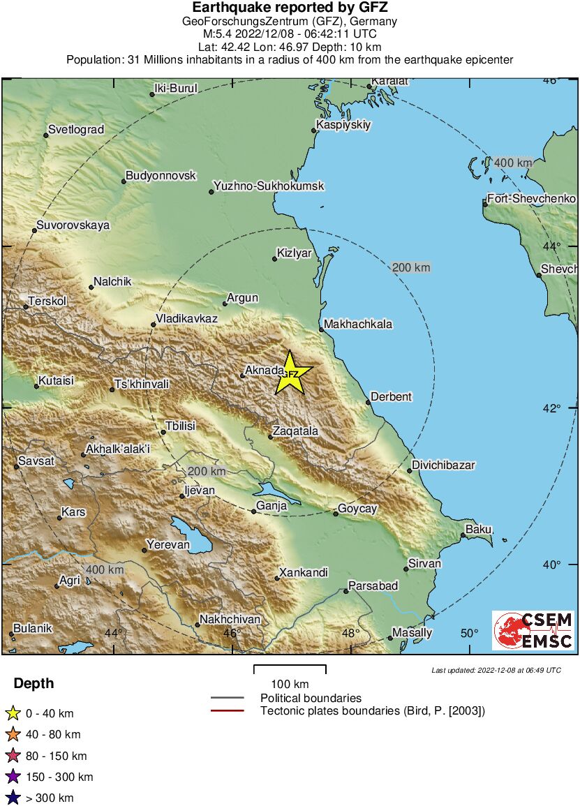 terremoto russia caucaso