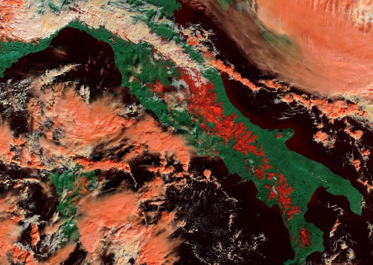 satellite nasa neve italia 24 gennaio 2023