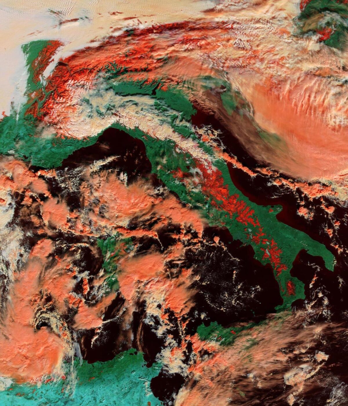 satellite nasa neve italia 24 gennaio 2023