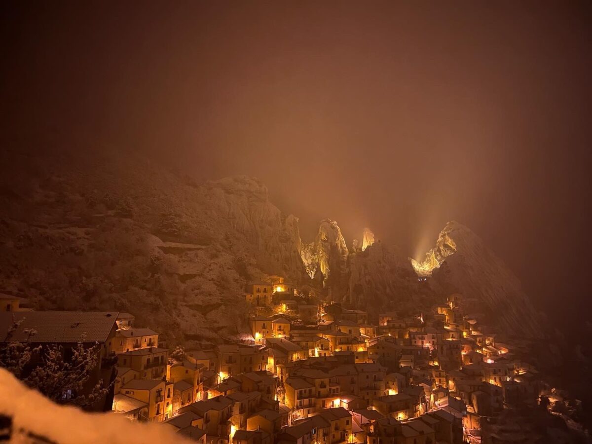 Castelmezzano neve 23 gennaio 2023