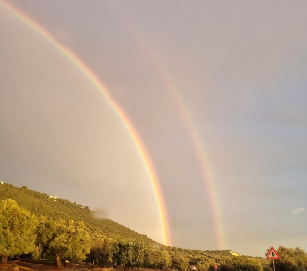 doppio arcobaleno puglia