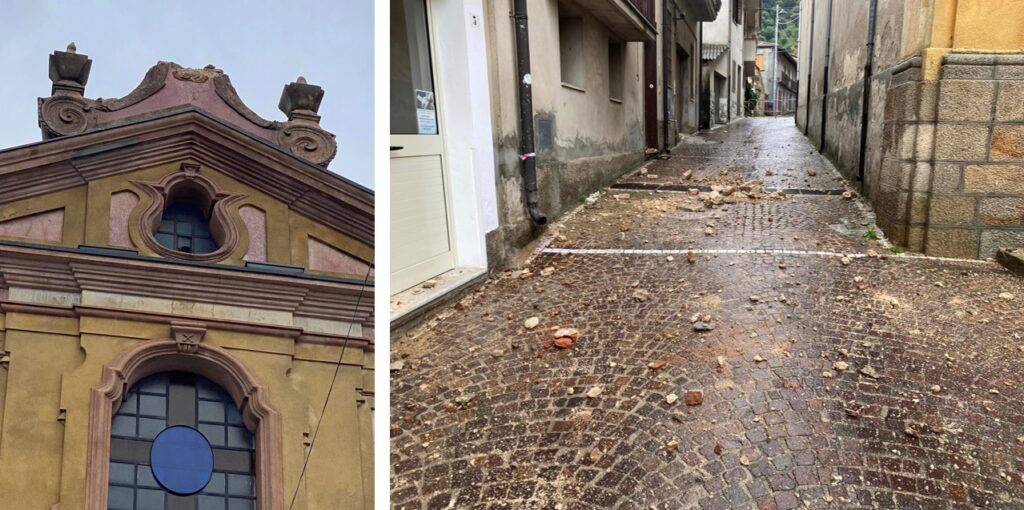 fulmine chiesa dasà vibo valentia calabria