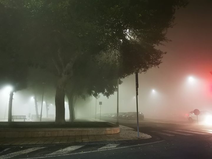 nebbia cagliari