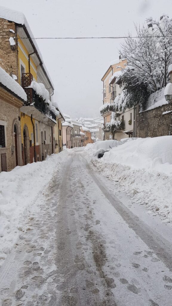 neve 21 gennaio 2023 Pacentro