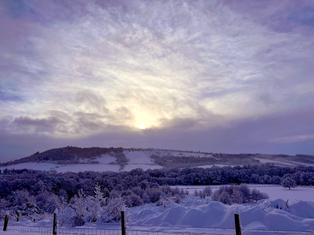 neve Highland scozia