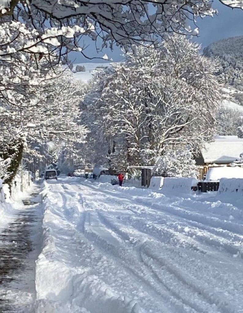 neve Highland scozia