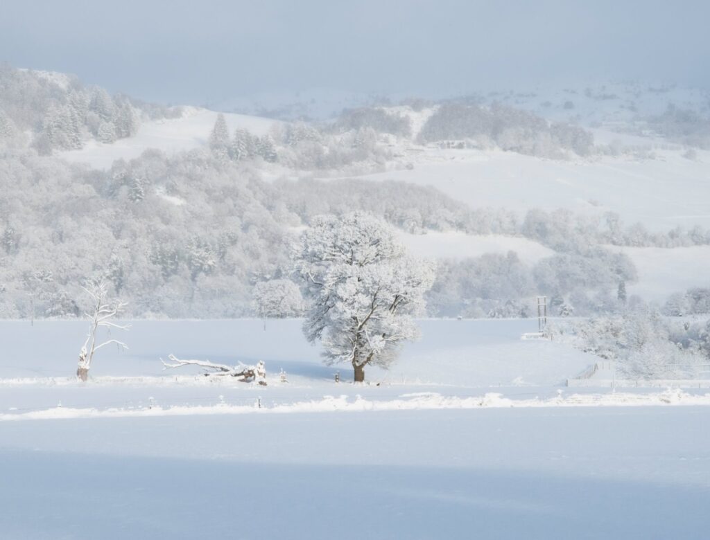 neve Highland scozia