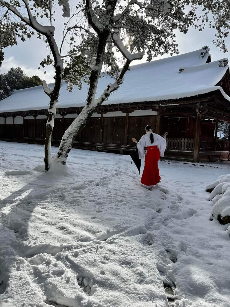 neve Kyoto Giappone