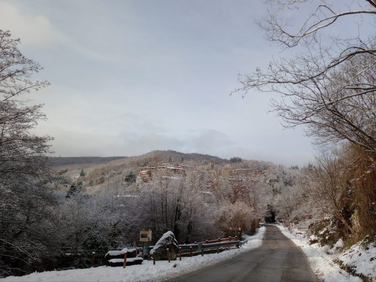 Neve in Casentino