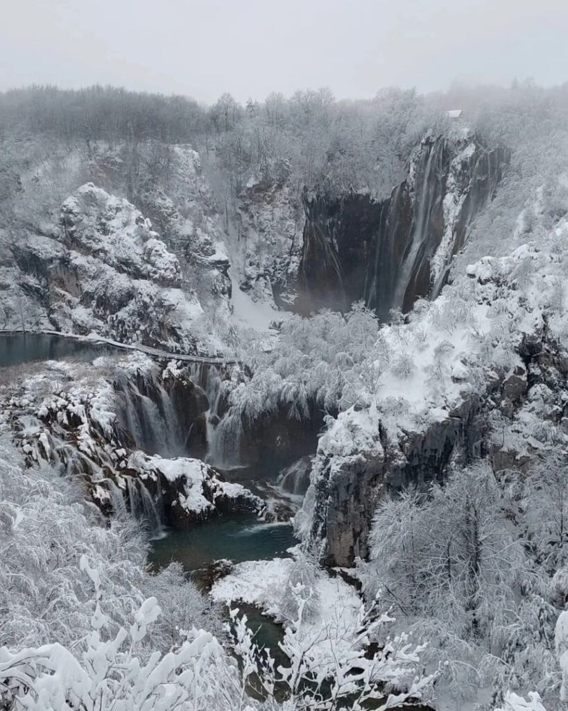 neve croazia parco plitvice