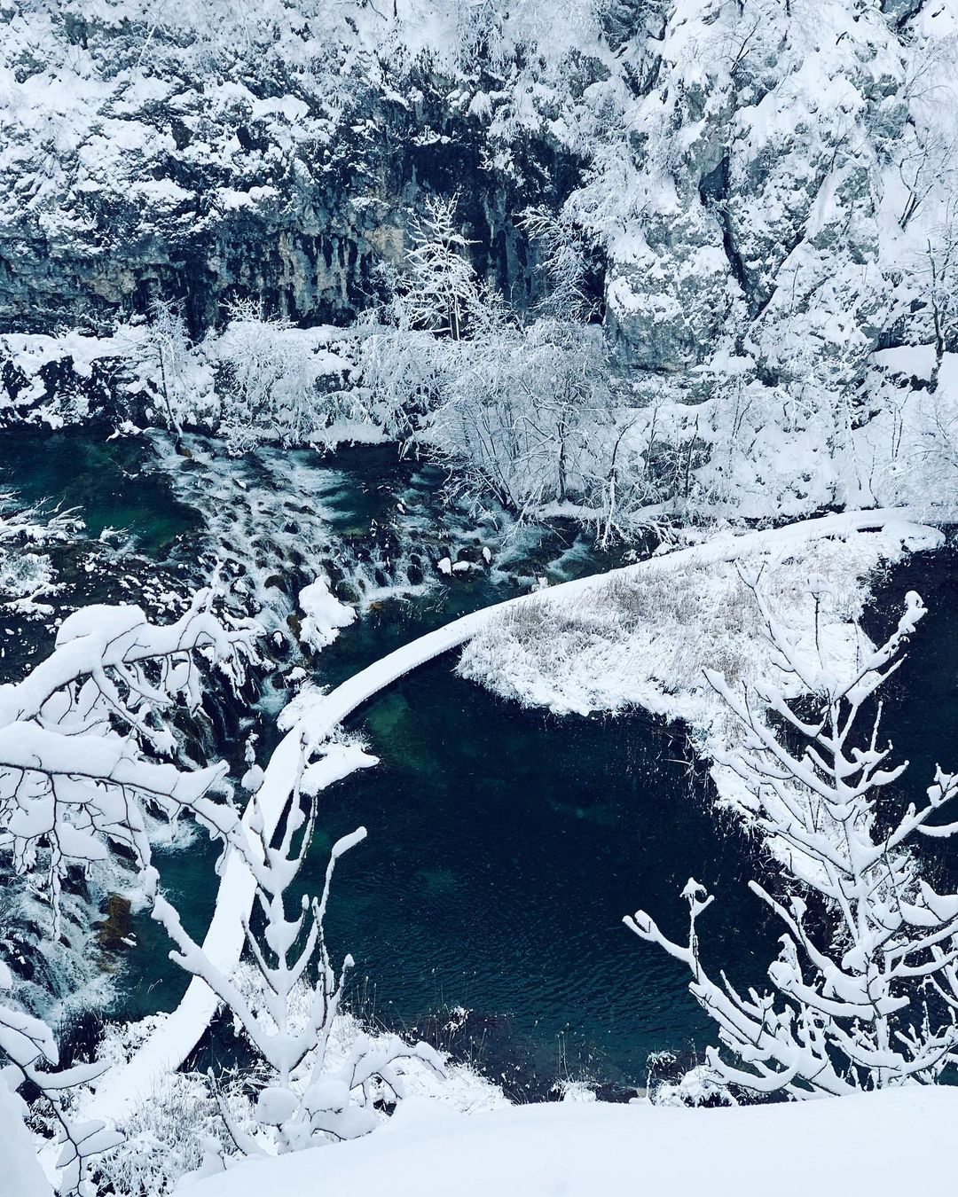 neve croazia parco plitvice