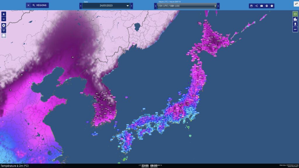 neve gelo record giappone 25 gennaio 2023