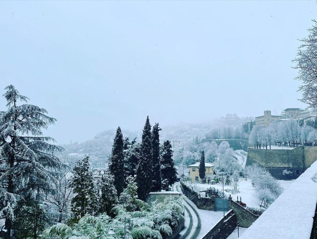 neve lombardia bergamo 19 gennaio 2022