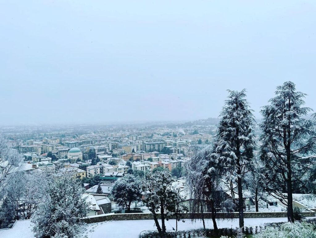 neve lombardia bergamo 19 gennaio 2022