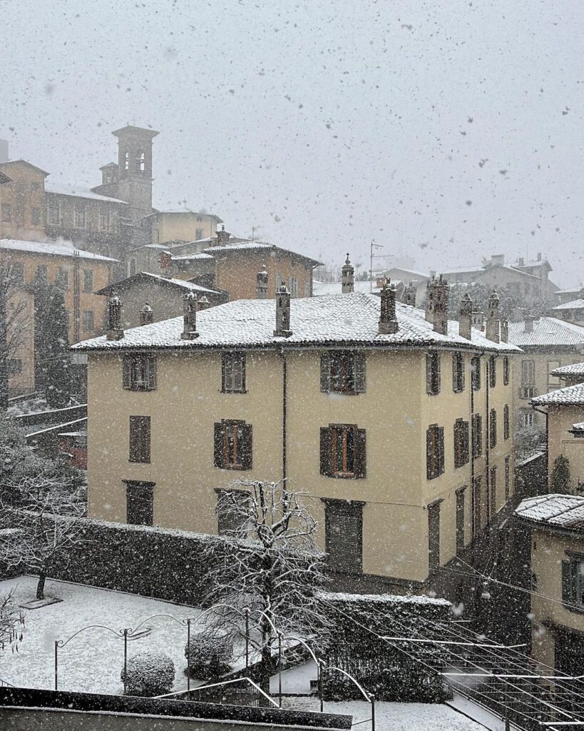 neve lombardia bergamo 19 gennaio 2022