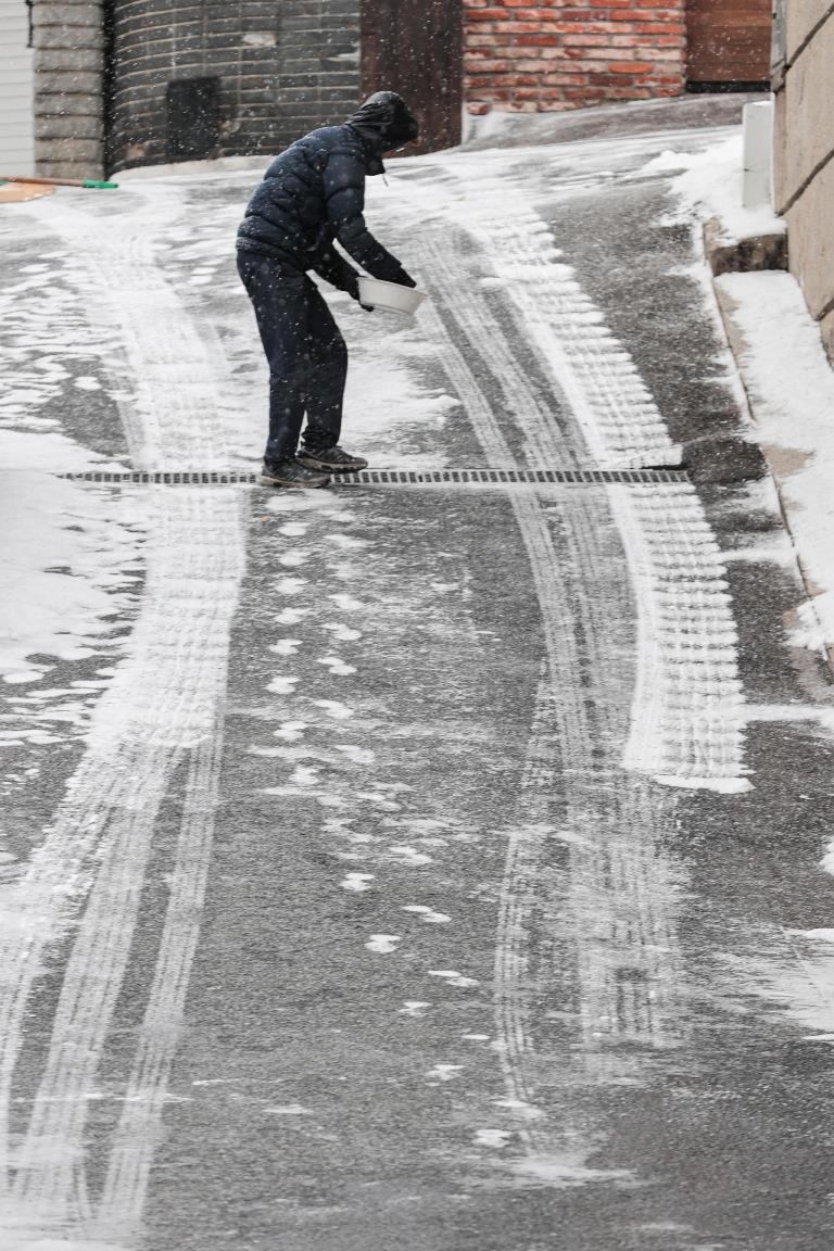 neve seul corea del sud