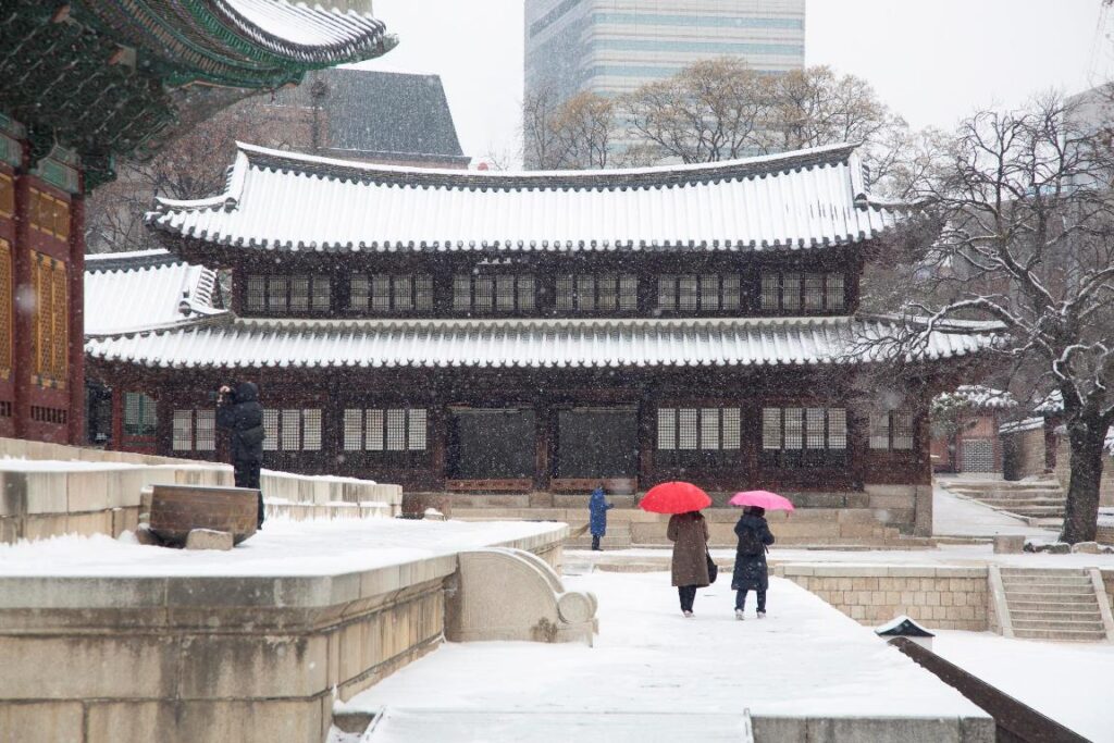 neve seul corea del sud