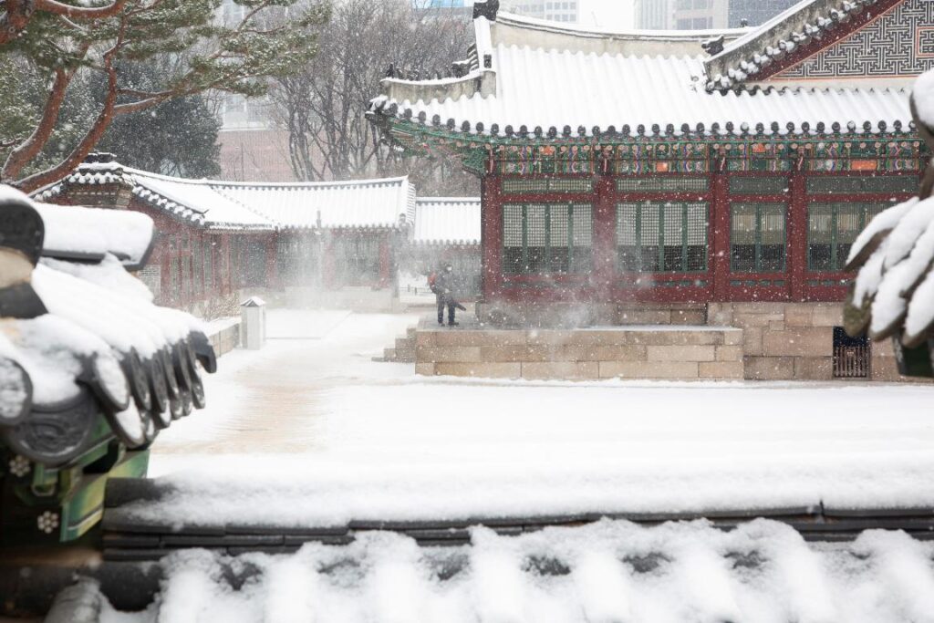 neve seul corea del sud