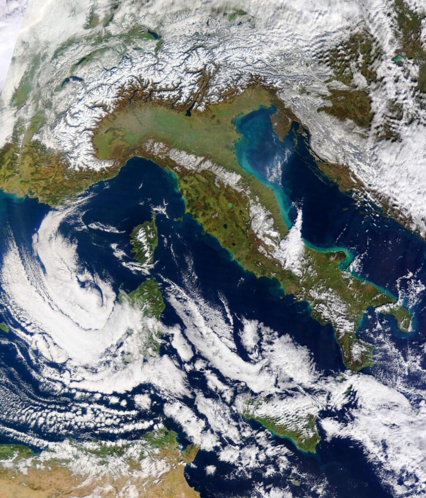 satellite meteo nasa italia 31 gennaio 2023