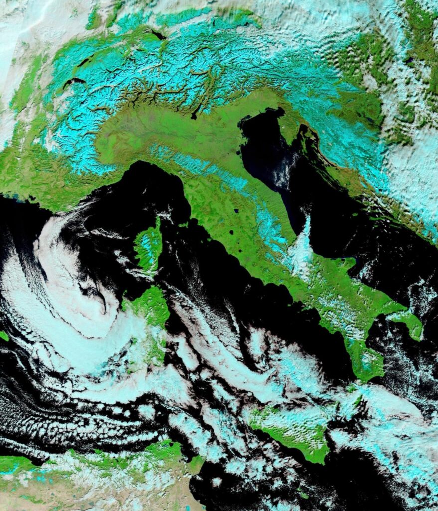 satellite meteo nasa italia 31 gennaio 2023