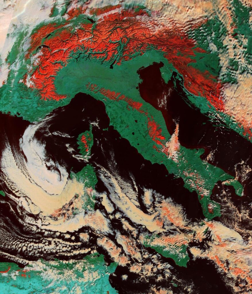 satellite meteo nasa italia 31 gennaio 2023