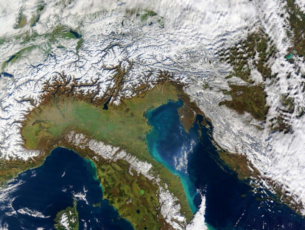 satellite meteo nasa italia 31 gennaio 2023