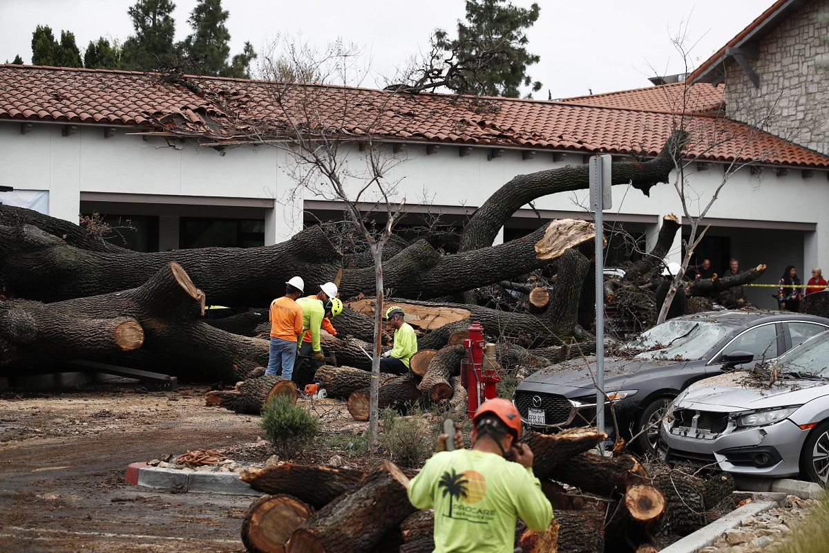 tempeste maltempo california los angeles