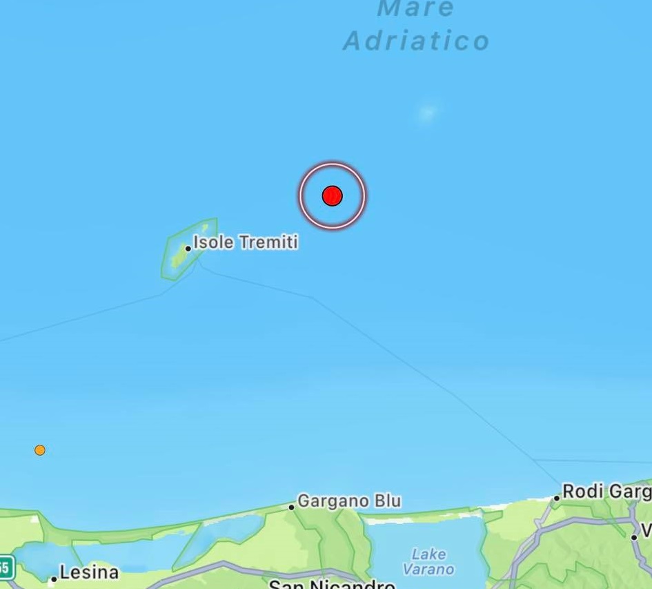 terremoto costa garganica