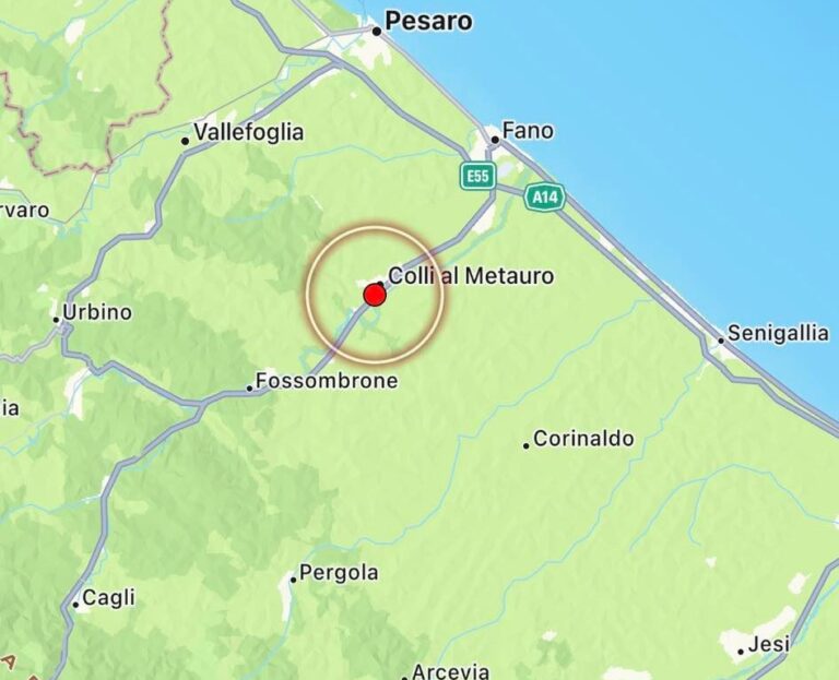 terremoto marche saltara 22 gennaio