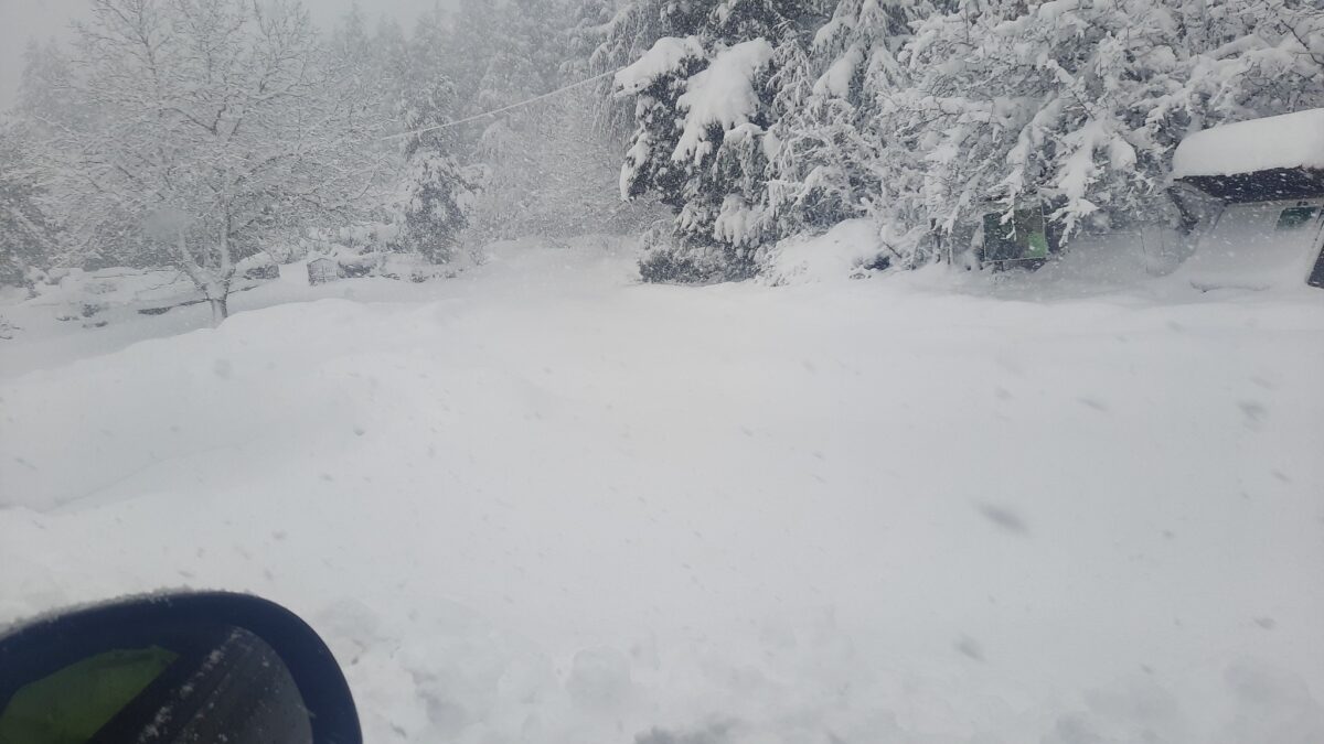 tormenta di neve sardegna passo di Tascusì