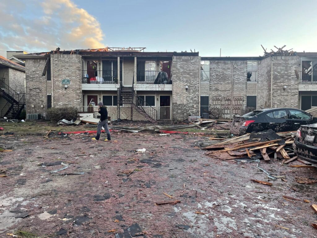 tornado texas houston