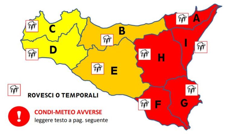 allerta meteo sicilia ciclone di malta 9 febbraio 2023